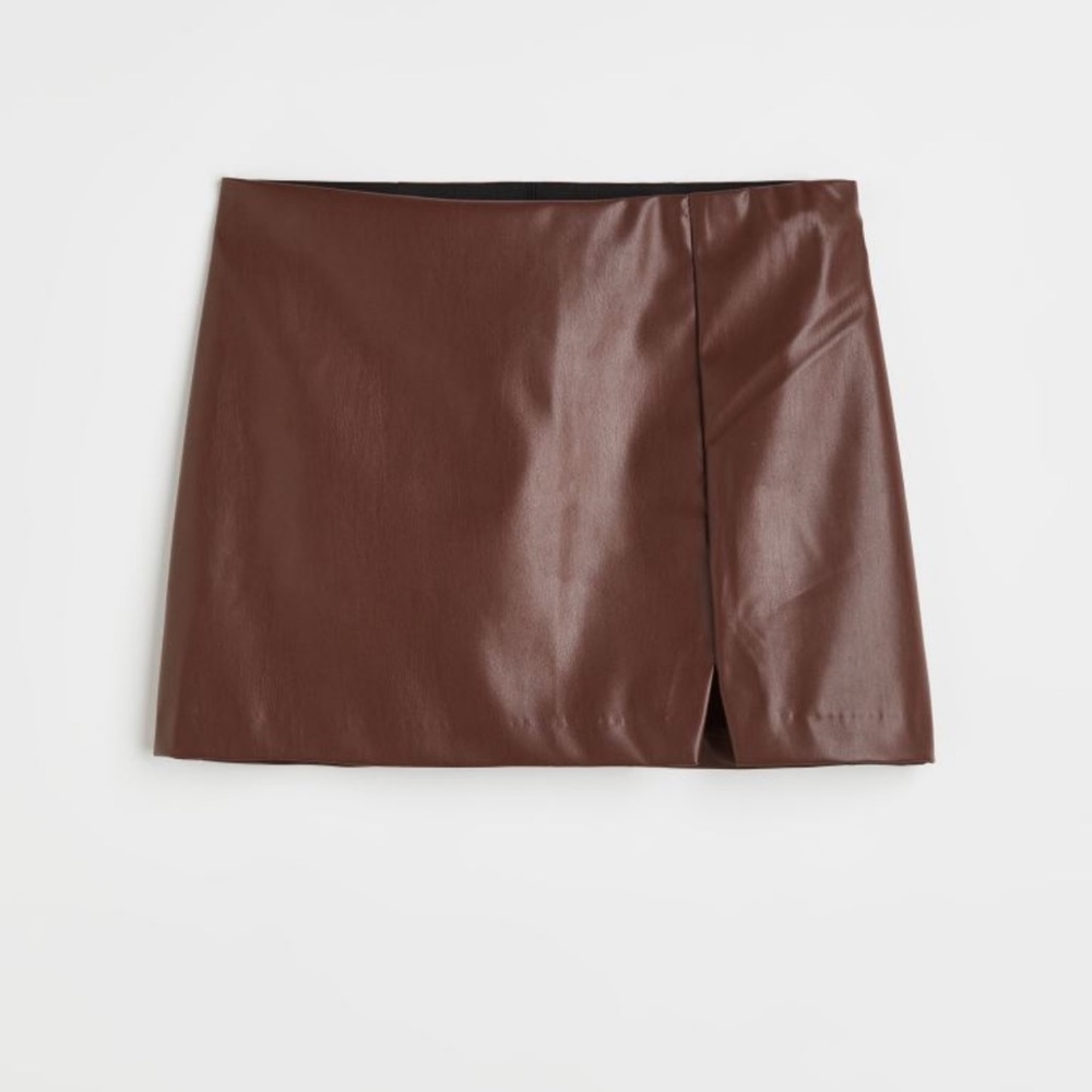H&M Brown Mini Skirt